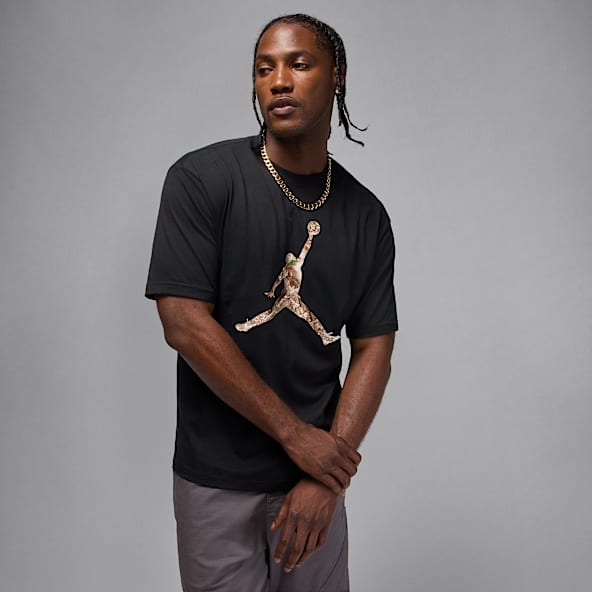 希少 Jordan グラフィックTシャツ Lサイズ 黒 ブラック JORDAN Oversized Graphic T-Shirt HJ0136 010 - Shiekh